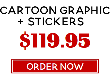 Cartoon Graphic + Stickers